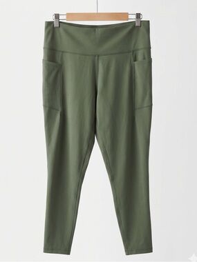 Danskin XL Green High-Waist Pocket Leggings